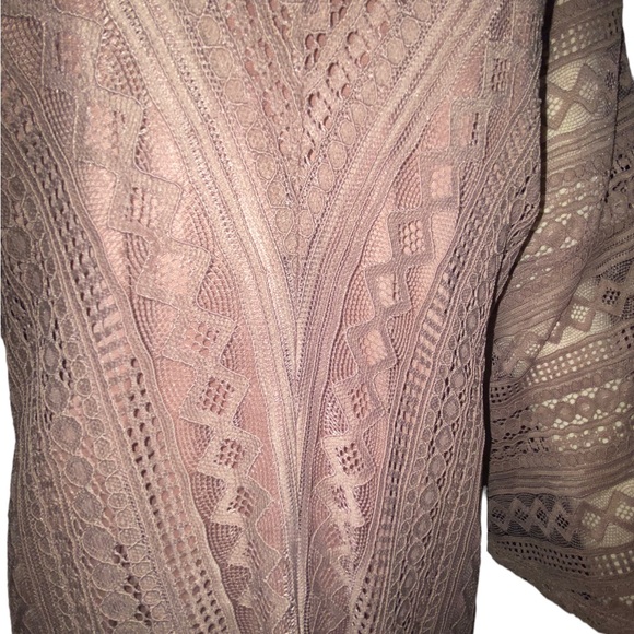 Torrid size 1 plus size mauve lace dress NWTS 14/16 - Picture 9 of 10
